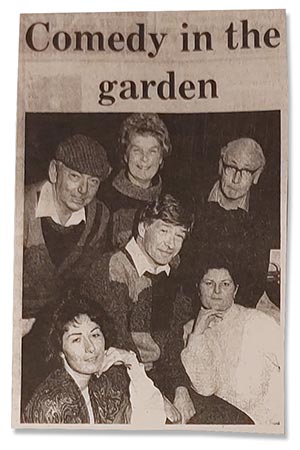 A newspapaper clipping from our 1989 launch